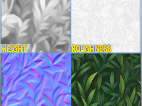 Stylized Ground Seamless Texture CG Textures