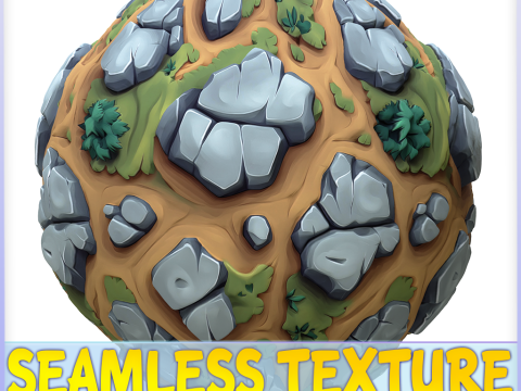 Stylized Ground Seamless Texture CG Texturen