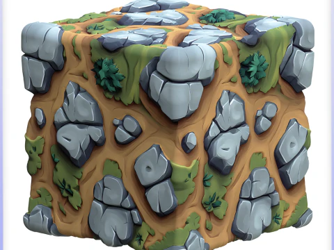 Stylized Ground Seamless Texture CG Textures