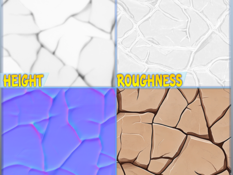 Stylized Ground Seamless Texture CG Textures