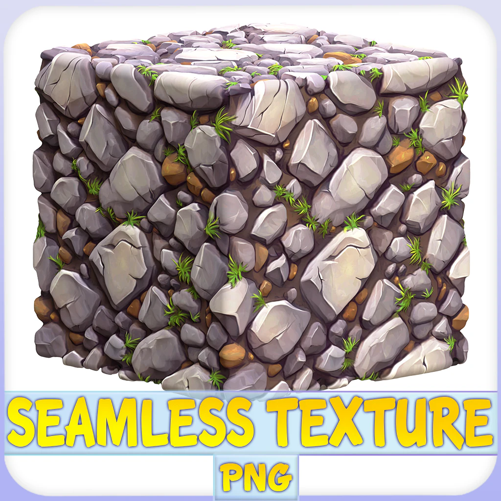 Stylized Ground Seamless Texture CG Textures .c4d .max .obj .3ds .fbx .stl .blend