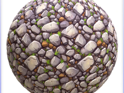 Stylized Ground Seamless Texture CG Textures