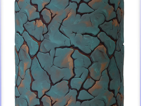 Stylized Ground Seamless Texture CG 텍스쳐