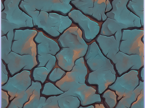 Stylized Ground Seamless Texture CG 텍스쳐