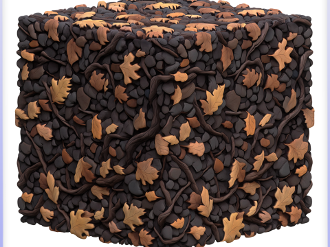 Stylized Ground Seamless Texture CG Texturen