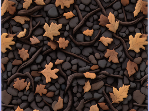 Stylized Ground Seamless Texture CG Texturen
