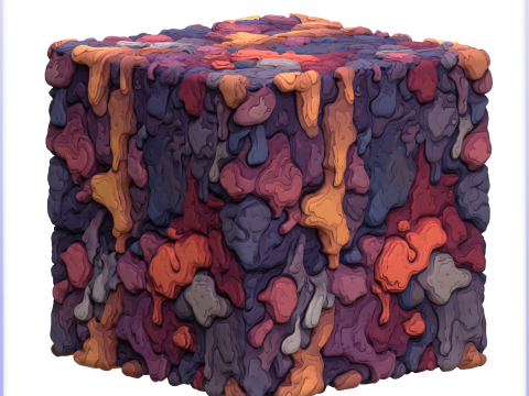 Stylized Lava Seamless Texture CG Textures