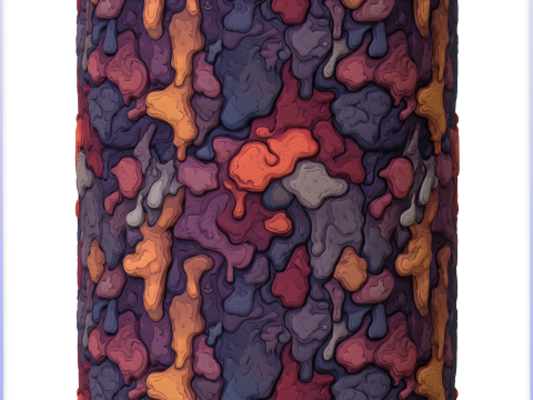 Stylized Lava Seamless Texture CG Textures