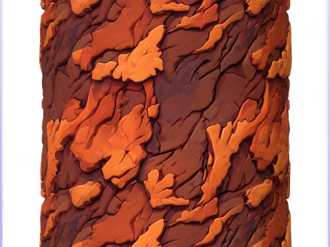 Stylized Lava Seamless Texture CG Textures