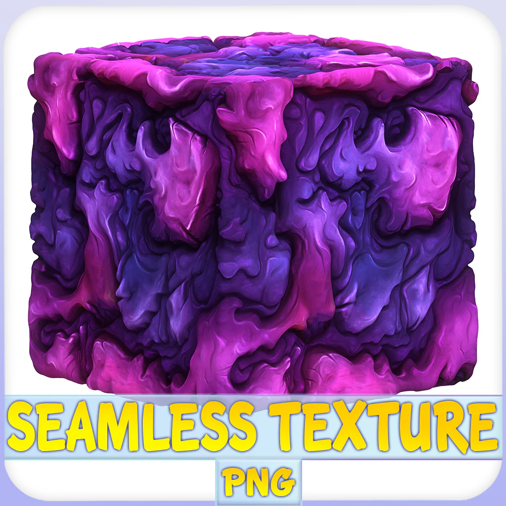 Stylized Lava Seamless Texture CG Textures .c4d .max .obj .3ds .fbx .stl .blend 