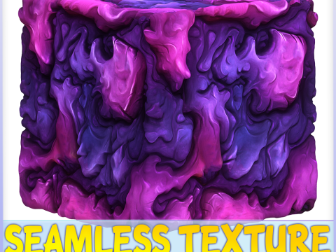 Stylized Lava Seamless Texture CG Textures