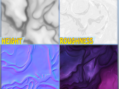 Stylized Lava Seamless Texture CG Dokuları