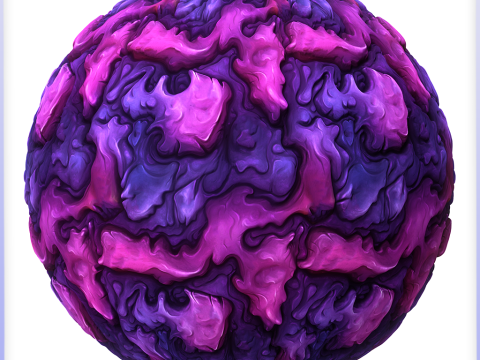 Stylized Lava Seamless Texture CG Dokuları