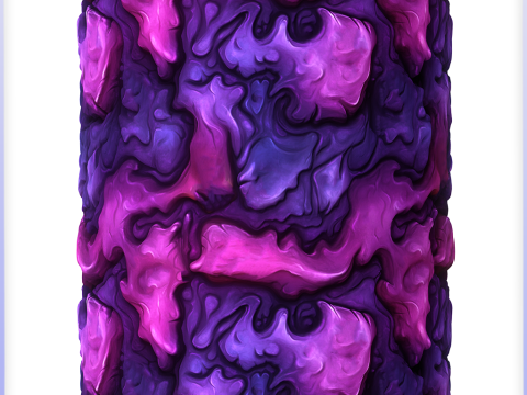 Stylized Lava Seamless Texture CG Dokuları