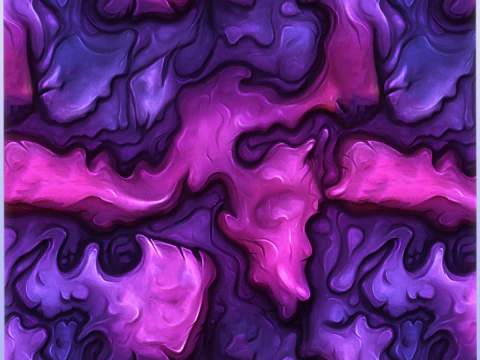 Stylized Lava Seamless Texture CG Textures
