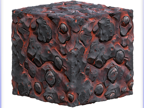 Stylized Lava Seamless Texture CG Dokuları