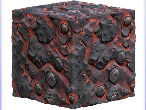 Stylized Lava Seamless Texture CG Textures