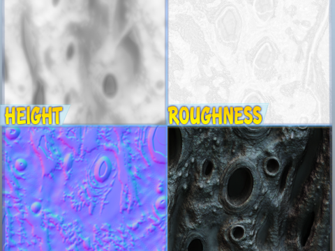 Stylized Lava Seamless Texture CG Textures