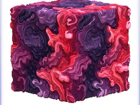 Stylized Lava Seamless Texture CG Dokuları