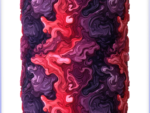 Stylized Lava Seamless Texture CG Dokuları