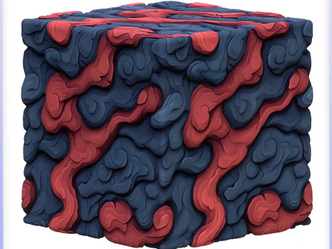 Stylized Lava Seamless Texture CG Textures