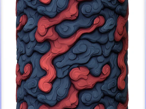 Stylized Lava Seamless Texture CG Textures