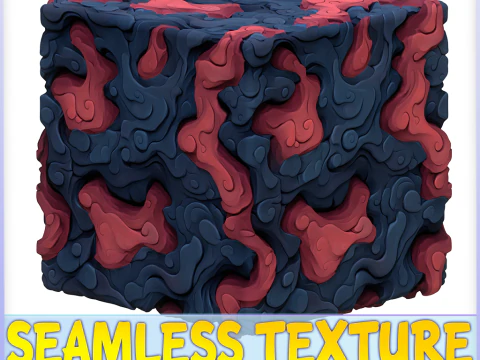 Gestileerde lava naadloze textuur CG Texturen