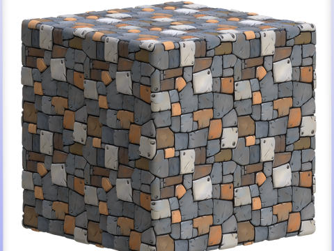 Stylized Metal Panels Seamless Texture CG Текстуры