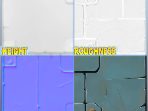 Pannelli metallici stilizzati Seamless Texture CG Textures