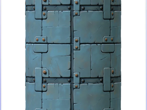 Pannelli metallici stilizzati Seamless Texture CG Textures