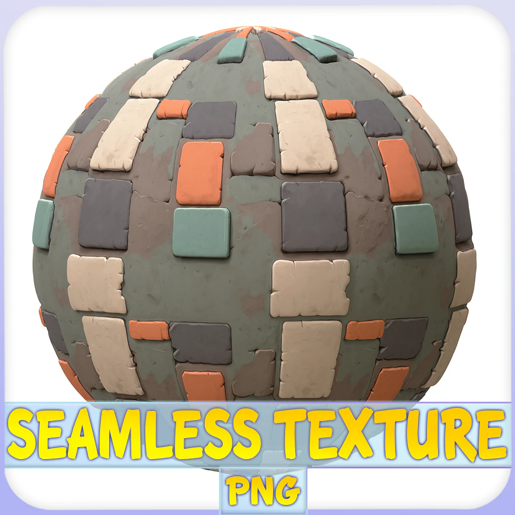 Stylized Metal Panels Seamless Texture CG Textures .c4d .max .obj .3ds .fbx .stl .blend