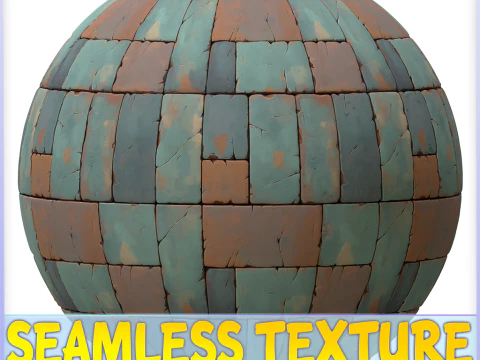 Pannelli metallici stilizzati Seamless Texture CG Textures