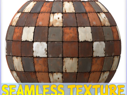 Stilize Metal Paneller Sorunsuz Doku CG Dokuları