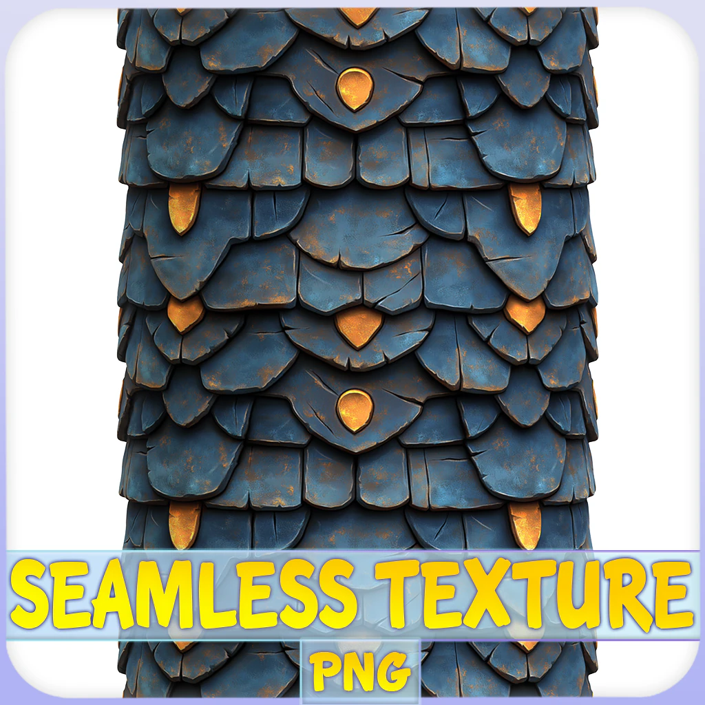 Stylized Roof Seamless Texture CG Textures .c4d .max .obj .3ds .fbx .stl .blend