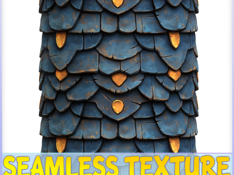 Stylized Roof Seamless Texture CG Texturen