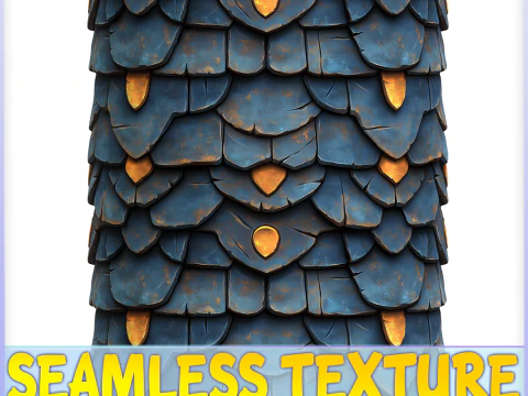 Стилизованная бесшовная текстура крыши CG Текстуры