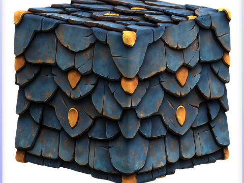 Stylized Roof Seamless Texture CG Textures