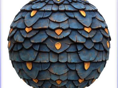 Stylized Roof Seamless Texture CG टेक्स्चर्स