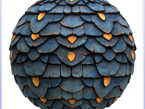 Stylized Roof Seamless Texture CG Textures