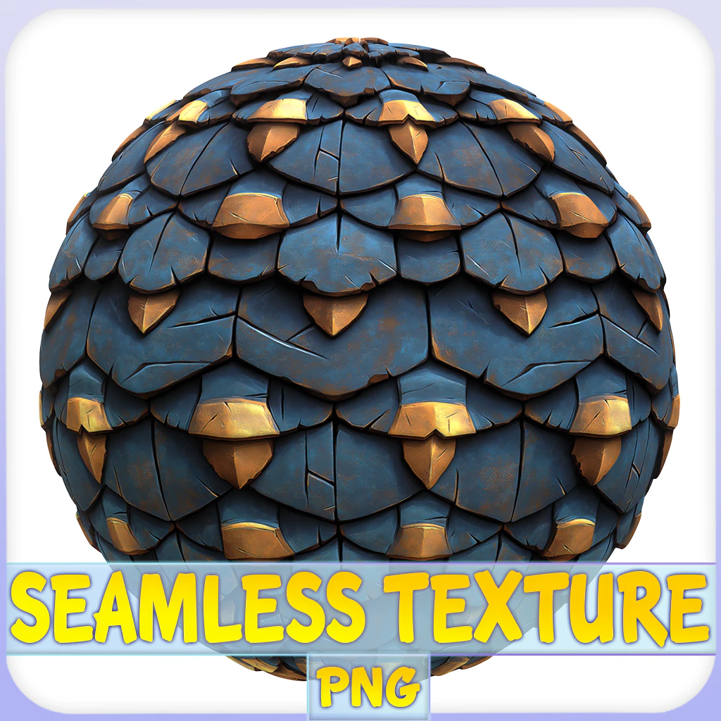 Stylized Roof Seamless Texture CG Textures .c4d .max .obj .3ds .fbx .stl .blend 