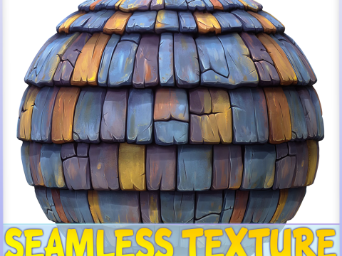 Stylized Roof Seamless Texture CG Texturen