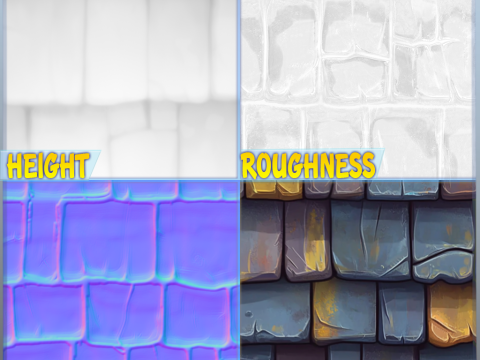Stylized Roof Seamless Texture CG Dokuları