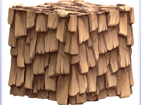 Stylized Roof Seamless Texture CG Textures