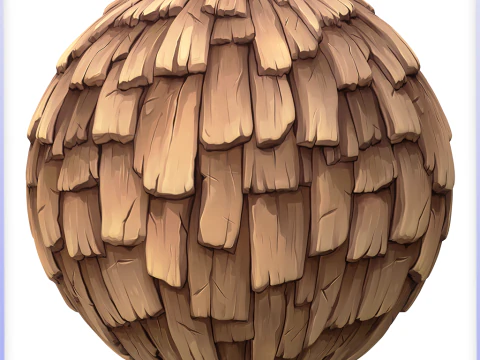 Stylized Roof Seamless Texture CG Textures