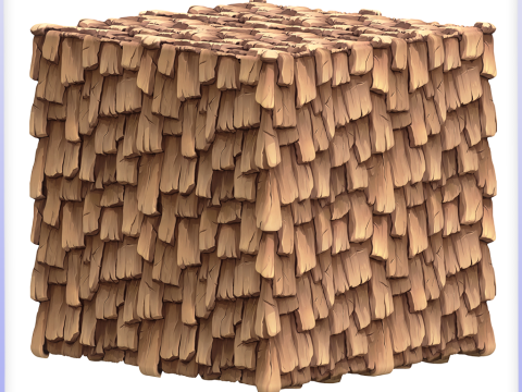 Stylized Roof Seamless Texture CG Texturen