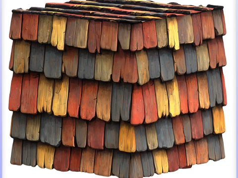 शैलीबद्ध छत निर्बाध बनावट CG टेक्स्चर्स