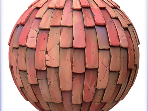 Stylized Roof Seamless Texture CG Texturen