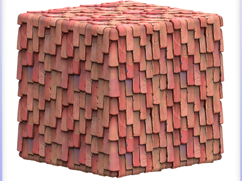 Stylized Roof Seamless Texture CG Texturen