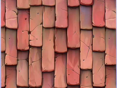 Stylized Roof Seamless Texture CG Textures