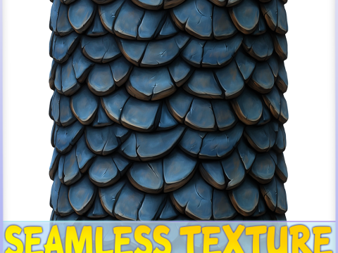 Stylized Roof Seamless Texture CG Texturen
